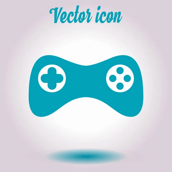 Gamepad Ikona Vektor Plochý Design Styl — Stockový vektor