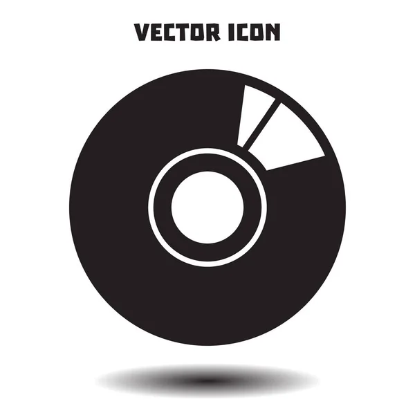 Vagy Dvd Ikonra Lemez Simbol — Stock Vector