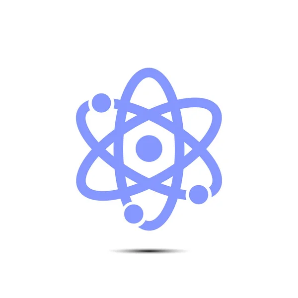 Símbolo Sinal Átomo Ícone Parte Átomo —  Vetores de Stock