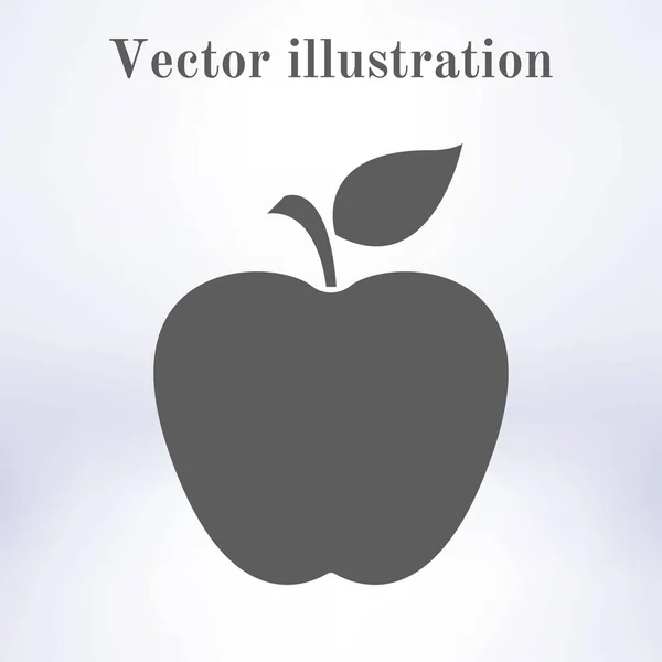 Ícone Apple Ilustração Vetorial Simples — Vetor de Stock