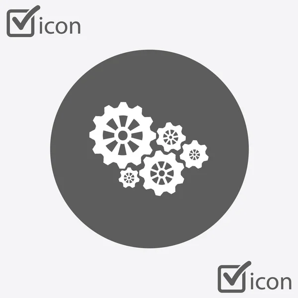 Icon Gears Gear Icon — Stock Vector