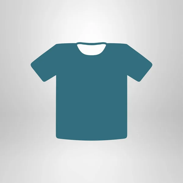 Tričko Ikona Podepsat Oblečení Symbol Plochý Design Styl — Stockový vektor