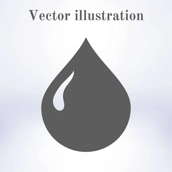 Blood Drop Icon Vector Illustration — Stock Vector