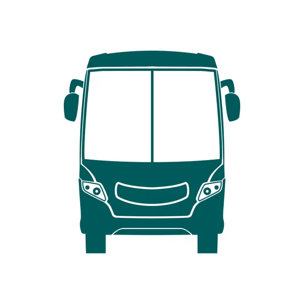 Bus Pictogram Bustrade Symbool Internationaal Toeristisch Verkeer Comfortabele Voertuigen — Stockvector