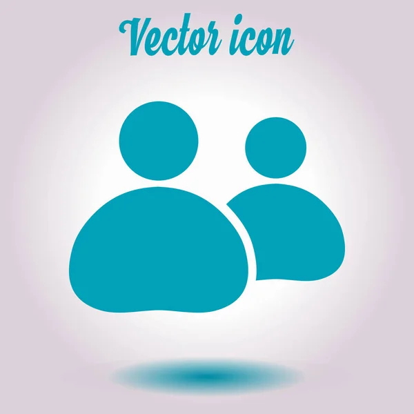 Gente Icono Signo Social — Vector de stock