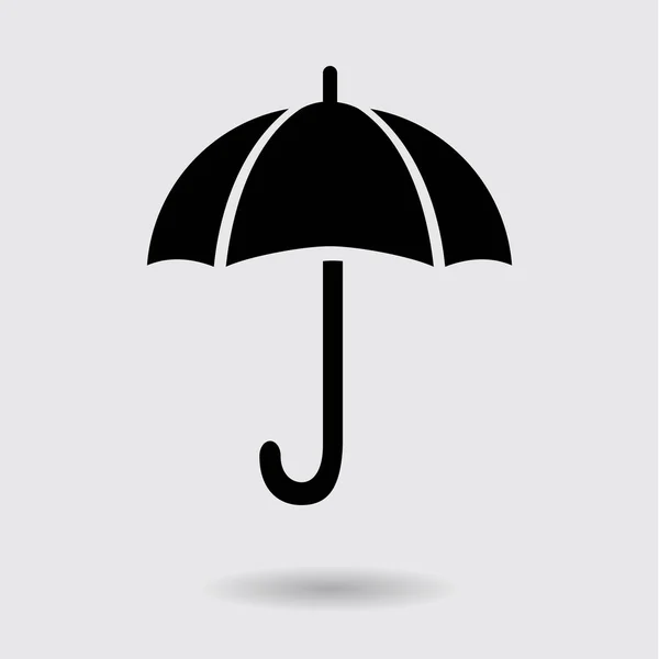 Parapluie Signe Icône Symbole Protection Pluie Style Design Plat Vecteurs De Stock Libres De Droits