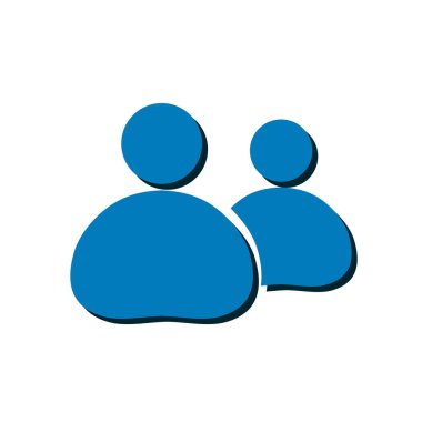 Kişi ya da sosyal işareti simgesi. 