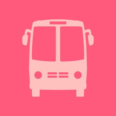 Otobüs simgesi. Schoolbus simbol.