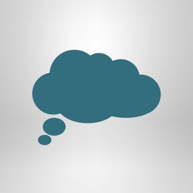 Düz Icon.Vector Eps 10 sohbet. 