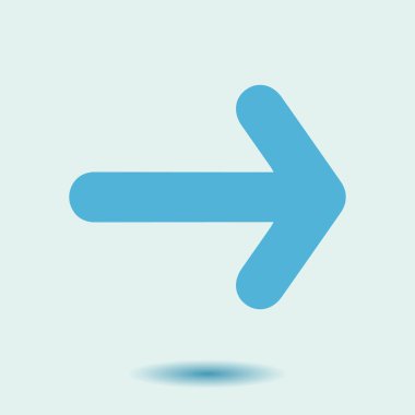 Ok simgesi. vektör illüstrasyonu