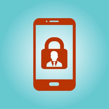 İnternet güvenliği konsepti ikonu. Tanımlama ve koruma simgesi.