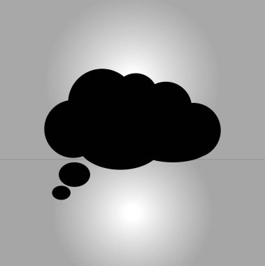 Düz Icon.Vector Eps 10 sohbet. 