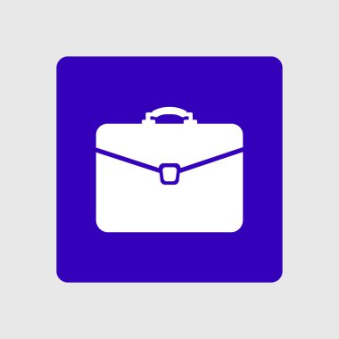 Evrak çantası ikonu, vektör illüstrasyonu. düz tasarım biçimi 