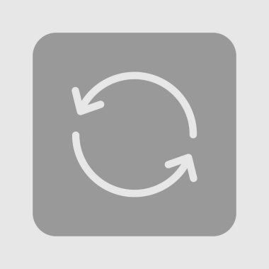 Ciircular ok işareti simge vektör.