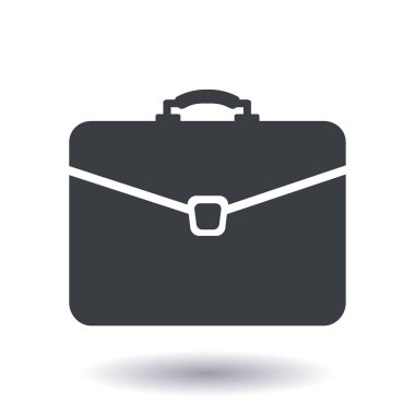 Evrak çantası ikonu, vektör illüstrasyonu. düz tasarım biçimi 