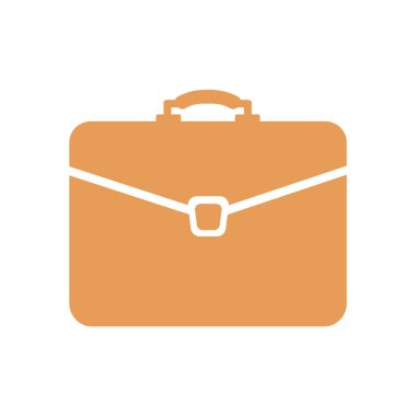 Evrak çantası ikonu, vektör illüstrasyonu. düz tasarım biçimi 