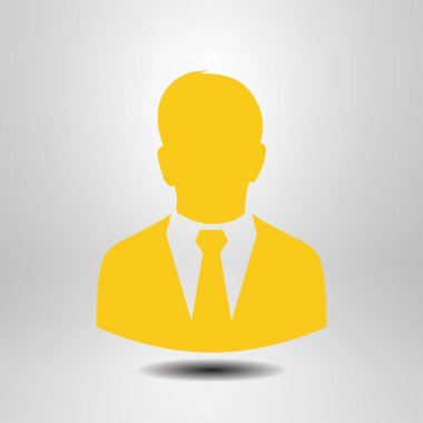 bir iş takım elbiseli adam kullanıcı simgesi.