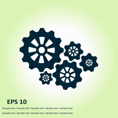 Simge vites. Düz stil. 