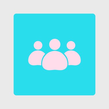 Takım iş simgesi. Ofis çalışanları ve iş takım.