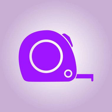  Mezura simgesi. Rulet inşaat erkek.