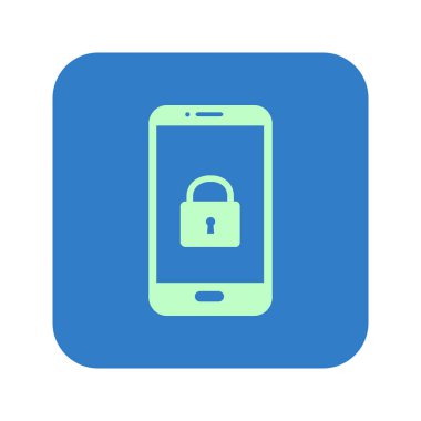 Internet güvenlik kavramı simgesi, kimlik ve koruma sembol, vektör çizim 