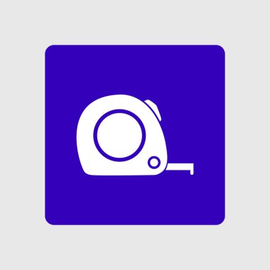  Mezura simgesi. Rulet inşaat erkek.