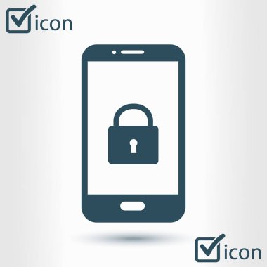 Internet güvenlik kavramı simgesi. Kimlik ve koruma simgesi.