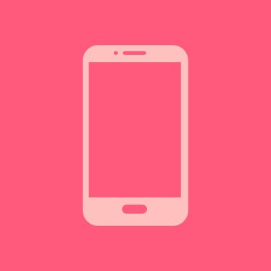 Akıllı telefon simgesinin vektör illüstrasyonu 