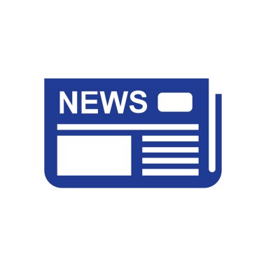  Simge haber. Düz tasarım. 