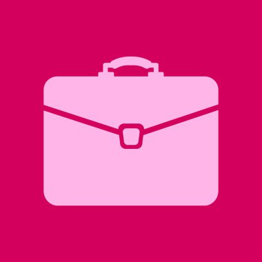 Evrak çantası ikonu, vektör illüstrasyonu. düz tasarım biçimi 