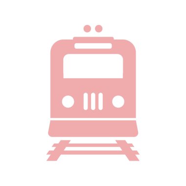 Tren simgesi. Metro erkek. Tren istasyonu işareti.