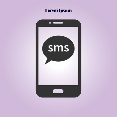 Smartphone kutsal kişilerin resmi, vektör çizim vektör çizim 