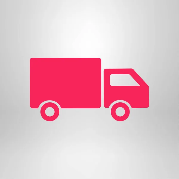 Icono Señal Camión Entrega Cargo Van Símbolo Envíos Entrega Gratuita — Archivo Imágenes Vectoriales