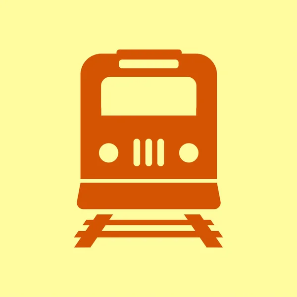 Train Icon Metro Simbol Railway Station Sign — Stock Vector