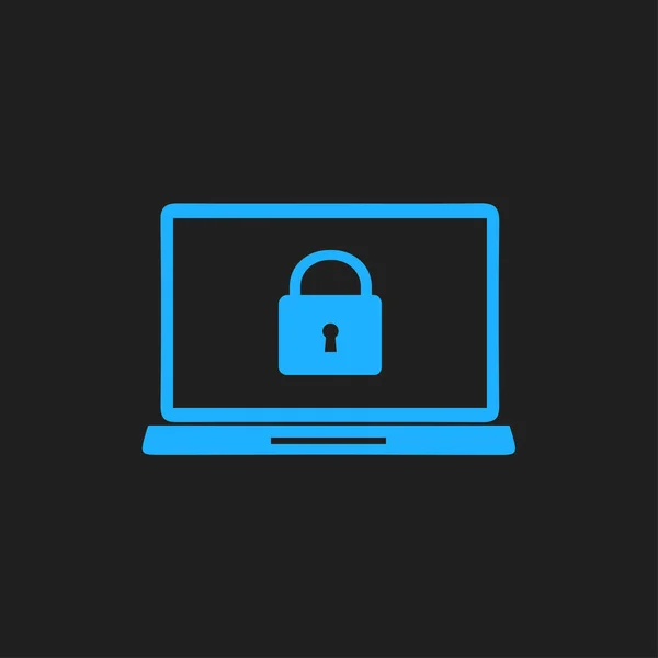Sicherheitskonzept Für Das Internet Identifikation Und Schutz Simbol — Stockvektor