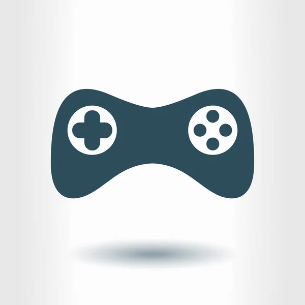 Gamepad Pictogram Vector Platte Ontwerpstijl — Stockvector