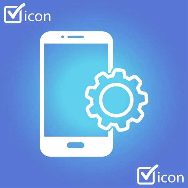 Icono Servicios Teléfono Inteligente Soporte Para Usuarios Móviles — Archivo Imágenes Vectoriales