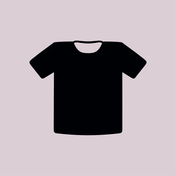 Shirt Sign Icon Clothes Symbol Flat Design Style — Stock Vector