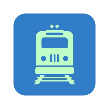 Tren simgesi. Metro erkek. Tren istasyonu işareti.