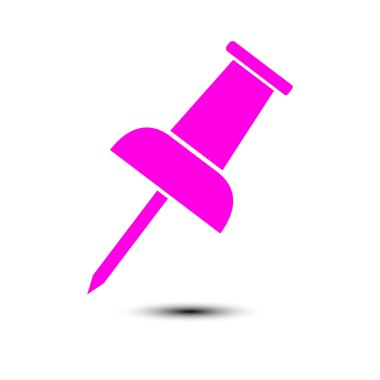  PIN simgesi itmek. Vektör Eps 10. 