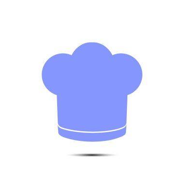 Chef şapka işareti simgesi. Şapka pişirme sembolü.