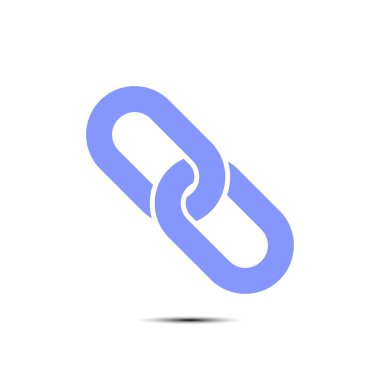 Bağlantı tek simge. Zincir bağlantı erkek.