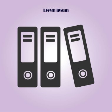 Evrak ve belgeler Office klasörler. Arşiv klasör simgesi. 