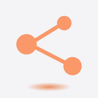 Pay işareti kutsal kişilerin resmi. Düz tasarım stili.