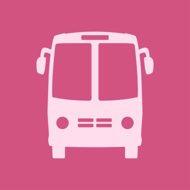 Otobüs simgesi. Schoolbus simbol.