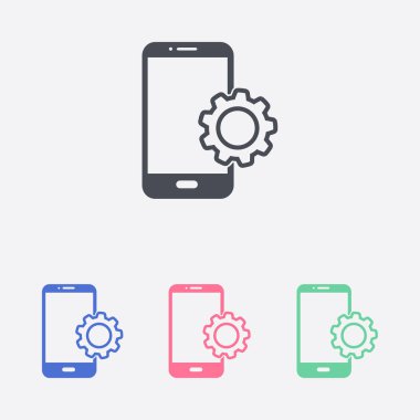 Akıllı telefon hizmetleri simgesi.