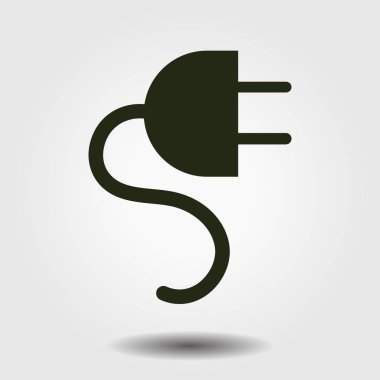 Vektör elektrik dolgu ağı düz simgesi.