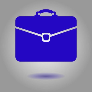 Evrak çantası ikonu, vektör illüstrasyonu. düz tasarım biçimi 