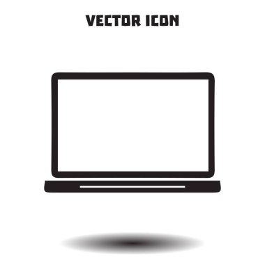 dizüstü bilgisayar kutsal kişilerin resmi, düz tasarım stili, vektör Eps 10, vektör çizim 