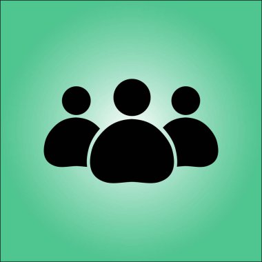 Takım iş simgesi. Ofis çalışanları ve iş takım.